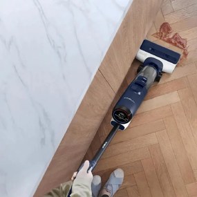 Aspirator vertical Tineco Floor One S6 Flashdry Pet FW144000DE, 220W, Curatare uscata/umeda, Autonomie 35 min, Senzor iLoop, Tehnologie MHCBS, 130 m², Negru