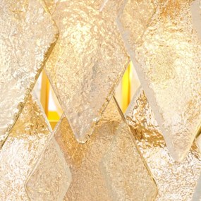 Candelabru LUX, Sticla Realizata Manual, Rhombus L