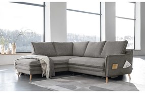 Colțar gri extensibil (cu colț pe partea stângă ) Charming Charlie – Miuform