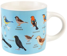 Cană albastră-crem din ceramică 350 ml Garden Birds – Rex London