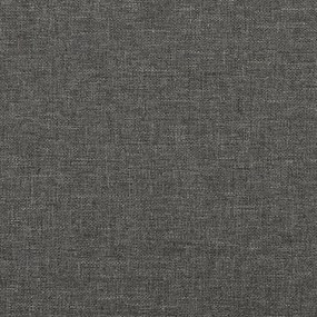 Pat box spring cu saltea, gri inchis, 120x200 cm, textil Morke gra, 25 cm, 120 x 200 cm