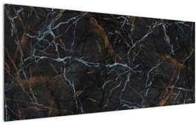 Tablou - Marmură neagră (120x50 cm)