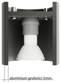 Plafonieră LED FRIDA 1xGU10/7W/230V alb Brilagi