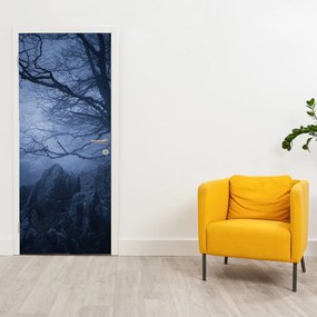 Fototapet pentru ușă - Pădurea întunecată (95x205cm)