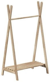 Cuier pentru copii în culoare naturală din lemn de stejar 74x132 cm Forrest – Vipack