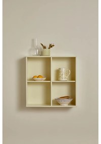 Bibliotecă galben-deschis suspendată 70x70 cm Mistral – Hammel Furniture