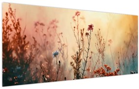 Tablou - Flori sălbatice (120x50 cm)
