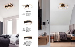 Lustra LED aplicata design modern ELIZE II 28W