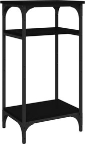 vidaXL Măsuță laterală, negru, 40x30x75 cm, lemn prelucrat