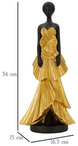 Statuetă din polirășină (înălțime 33 cm) Fashion Woman – Mauro Ferretti