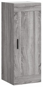 830522 vidaXL Dulap de perete, gri sonoma, 34,5x34x90 cm, lemn prelucrat