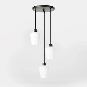 Lustra design italian din alama si sticla Talis