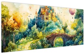 Tablou - Castel de Poveste (120x50 cm)
