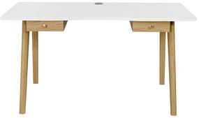 Birou cu aspect de lemn de stejar 70x140 cm Nice – Woodman