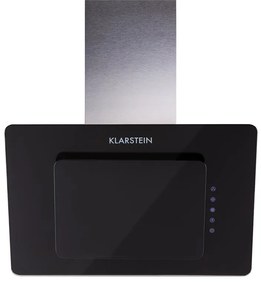 Lorea cap extractor clar 65W 60cm 290m³ / h sticlă Touch negru