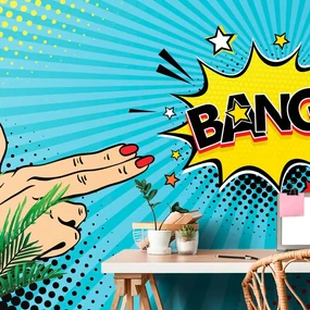 Tapet cu motiv pop art - BANG!