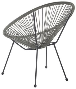Set pentru grădină ALVAREZ II (gri închis) (pentru 2 persoane). 1026973