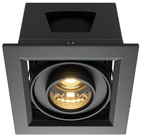 Spot LED incastrabil design tehnic Modern negru