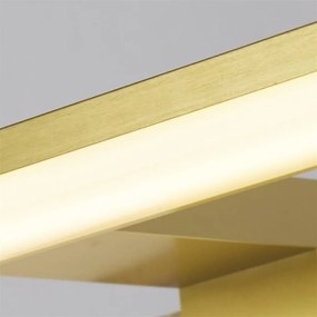 Aplica de perete LED pentru oglinda, tablou IP44 Kos, auriu