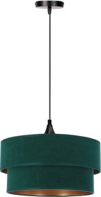 Candellux Scopello lampă suspendată 1x60 W negru 31-19684