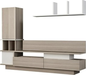 Perete TV Como White și Cordoba