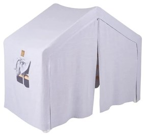 Triunghi Pikler de cățărat albastru deschis/în culoare naturală din lemn de pin 112x61x94 cm Montessori – Meowbaby