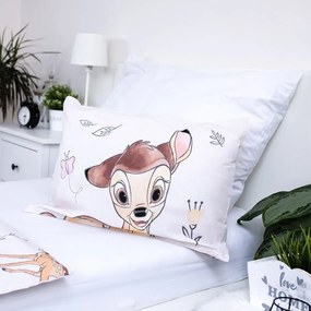 Lenjerie de pat pentru copii din bumbac pentru pătuț 100x135 cm Bambi "Beige" – Jerry Fabrics