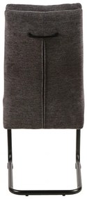 Scaun tapitat Berry Brego 18 gri inchis