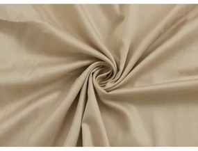 Cearșaf de pat Kvalitex Luxury collection, satin bej, 90 x 200 cm + 22 cm, 90 x 200 cm