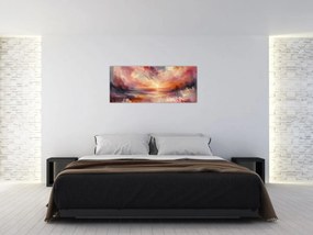Tablou - Răsărit pictat (120x50 cm)