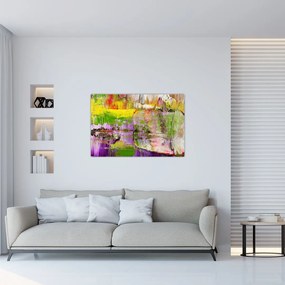 Tablou cu abstracție - pictura (90x60 cm)