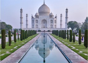 Tablou - Taj Mahal în răsăsrit de soare (70x50 cm)