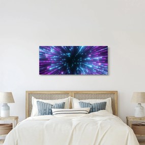 Tablou - Spațiu neon (120x50 cm)