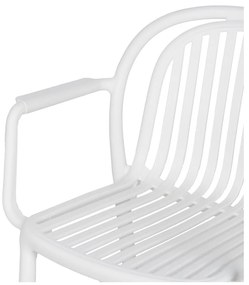 Scaun de dining alb din plastic Alia – Ixia