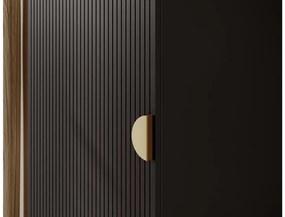 Dulap de haine Moonie XIV  (negru + alb). 1099624