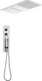 Set de dus incastrat culoare crom Deante, Slim Line
