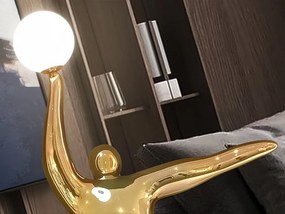 Figurina decorativa / Lampa de masa design lux El globo aurie
