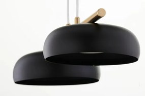 Lustru pe cablu OLAF 2xGX53/12W/230V negru/auriu