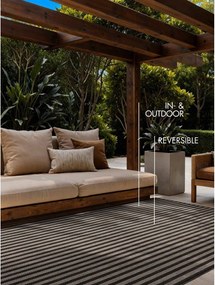 Covor pentru exterior și interior negru/crem 160x230 cm Haringey Linley – Ted Baker