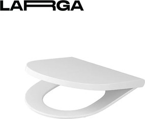 Capac vas wc oval, duroplast, Cersanit Larga