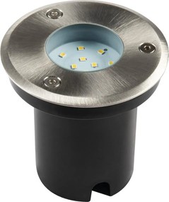 Kanlux 18193 - GORDO LED, corp de iluminat îngropat pentru exterior (drive-over), 1W, 230V, diametru 9,5 cm, IP67, inox