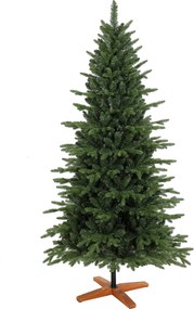 HOMCOM Brad de Crăciun artificial 180 cm cu bază pliabilă din lemn, deschidere automată, verde | Aosom Romania