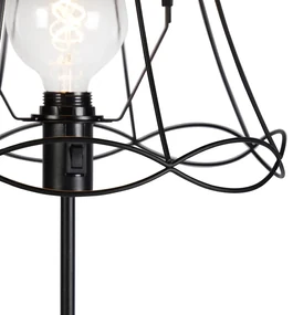 Lampă de podea neagră cu cadru Granny 35 cm reglabil - Parte