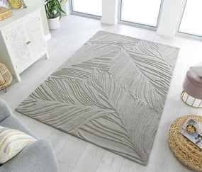 Covor Lino Leaf Gri 200X290 cm, Flair Rugs