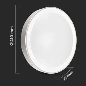 LED plafonieră dimabilă 40W 230V 3000K/4000K/6500K cu telecomandă