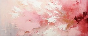 Tablou - Abstract roz (120x50 cm)