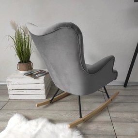 Fotoliu balansoar în stil scandinav Aria (Magic Velvet 2217). 1059397