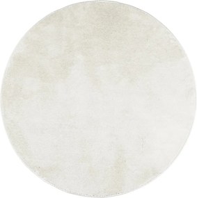 vidaXL Covor „OVIEDO”, fire scurte, crem, Ø 120 cm