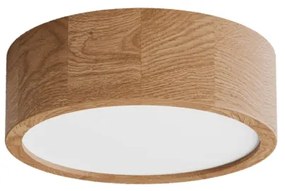 Plafonieră CLEO cu senzor, 2xE27/24W/230V, diametru 27,5 cm, stejar