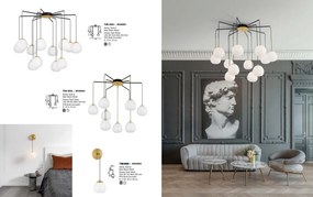 Lustra moderna design deosebit cu 8 de surse de lumina THE EGG